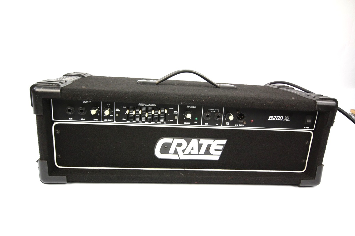 CRATE B200XL Bass amp head Made by SLM excellent 200 WATTS | eBay