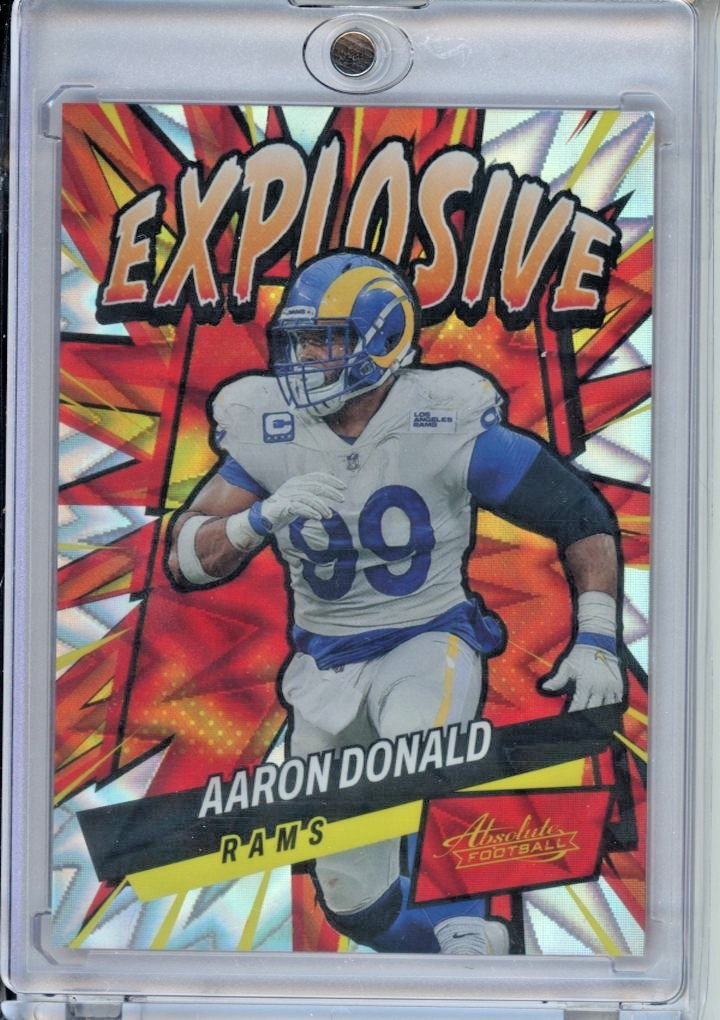 2022 Panini Absolute - Explosive Aaron Donald #E34