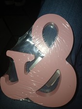 6 Inch Pink Wood Letters  
