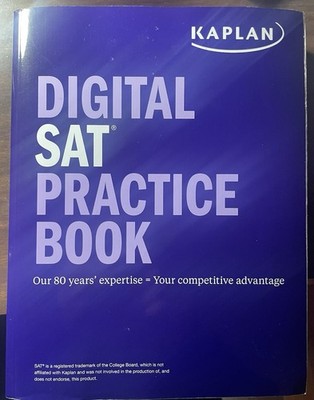 Kaplan Digital SAT Practice Book Copyright 2023 Paperback Used