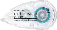 Kokuyo Dot Liner Adhesive Tape, Clear, Trial Size, 8m, Strong Adhesive, TA-