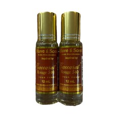2 PCS BACCARAT ROUGE 540 SMELLS LIKE PERFUME OIL 12ML by HAVE  SCENT NEW