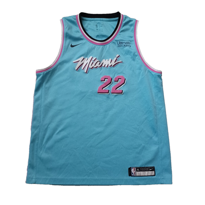 Nike Miami Heat Jimmy Butler #22 Jersey Youth XL Blue Vice City