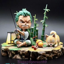 One Piece Zoro Figure With Stand Painted Roronoa Zoro Statue LC Studio In Stock