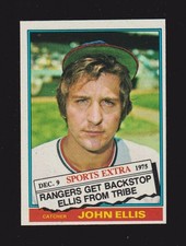 1976 TOPPS TRADED #383 T  John Ellis  TEXAS RANGERS  EX-MINT+   A