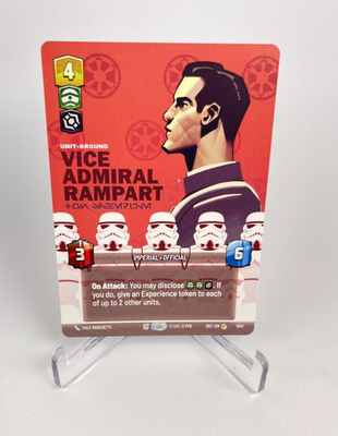 #ad Vice Admiral Rampart 1047 Star Wars Unlimited SEC PRESTIGE $2.19