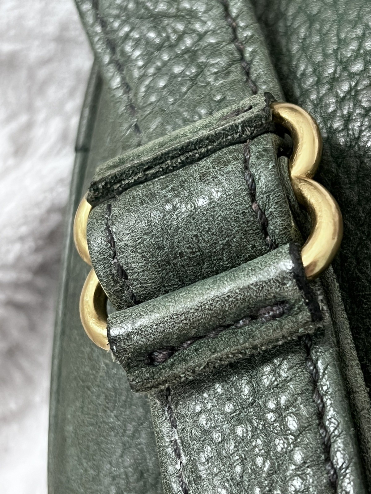 COACH Vintage 4933 Green Sonoma Nubuc Bucket Shoulder… - Gem