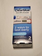 Clearblue Early Combo Pack Digital Pregnancy Test, Urine, 2 Tests Exp 2027-09-30