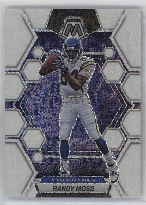 2023 Panini Mosaic White Sparkle Prizm Randy Moss #155 HOF 0q21