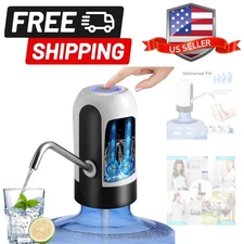 Smart USB Rechargeable Water Jug Pump Dispenser - 5 Gallon Automatic Drinking...