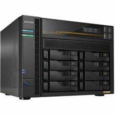 Asustor Lockerstor 8 Gen3 AS6808T 8 Bay NAS, AMD Ryzen Quad-Core 2.3 GHz, 16GB R