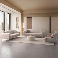 Set FüR Ein Stilvolles Wohnzimmer Sofas Und Sessel Im Modernen Stil