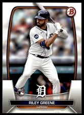 2023 Bowman 90 Riley Greene Detroit Tigers RC Baseball Card