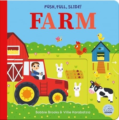 Push, Pull, Slide! Farm by Bobbie Brooks 9781836160403 NEW Free UK Delivery