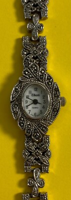 Women's Ladies Watch Eikon Silver Tone Working Condition - New Battery!