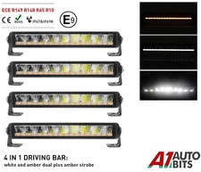 35.6cm LED Licht Leiste Position Notfall Warn Hazard Flash Blitz Bernstein X4