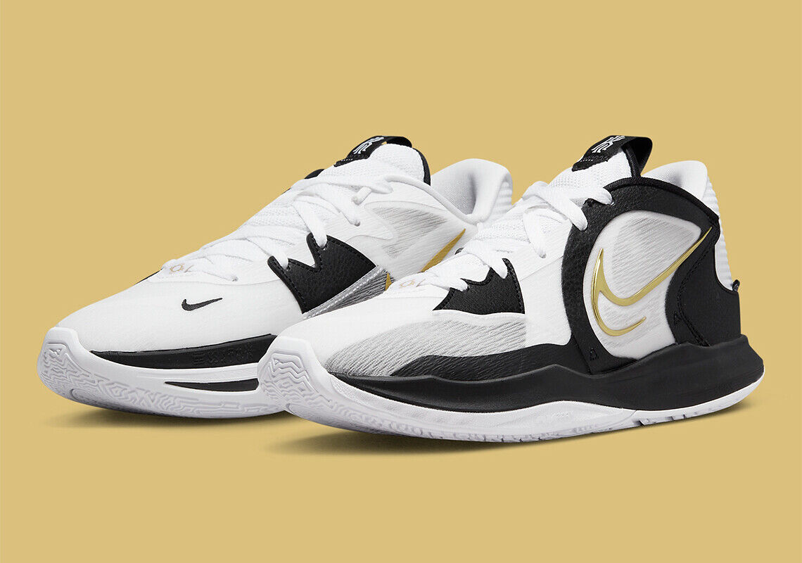 Nike Kyrie 5 Low White Gold Black Sz 13 DJ6012 101 Nike Kyrie 5 Low White Gold Black Sz 13 DJ6012 101