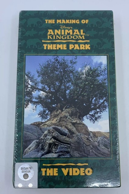 Making of Disney's Animal Kingdom Theme Park VHS 1998 Walt Disney World