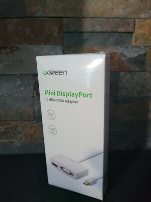 UGreen Mini Dp/thunderbolt To HDMI/VGA Adapter For Mac -- New