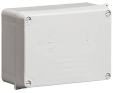 Wiska WIB Outdoor Waterproof PVC Adaptable Box IP65 Enclosure Sealed Grey/ Black