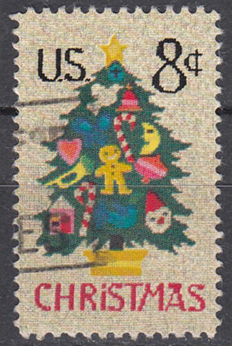 USA timbrato albero di Natale albero di Natale decorazione gioielli / 9655 - Foto 1 di 1