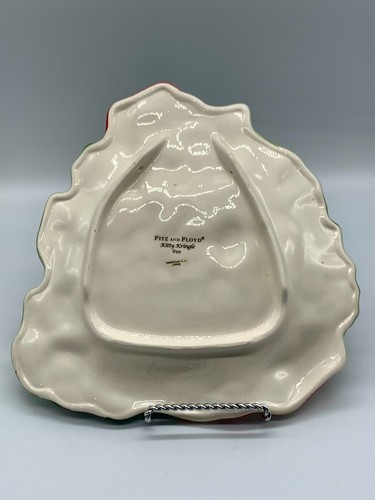2005 Fitz and Floyd "Kitty Kringle" Serving Plate with Original Box - Picture 3 of 4