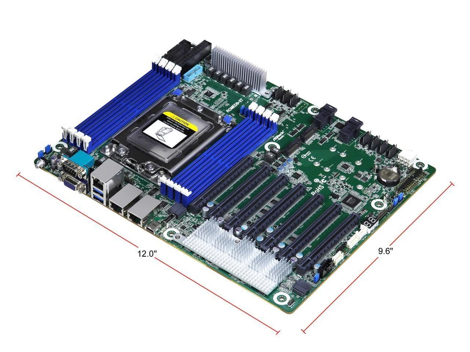 AsRock Rack ROMED8-2T ATX Server Motherboard SP3 (LGA4094) AMD EPY 7002/7001 (RO - Image 4 of 4