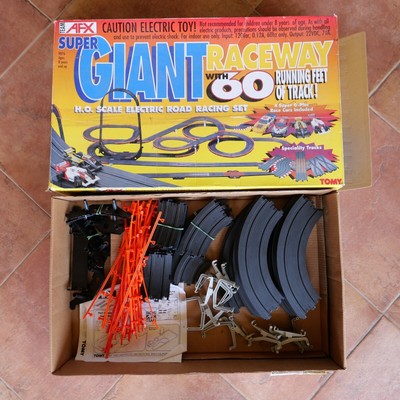 afx giant raceway electric slot car track