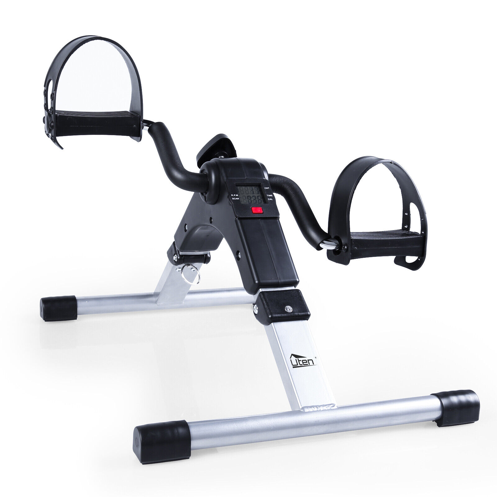 Foldable Stationary Cycling Exercise Bike with LCD disaply -Arm & leg exercise