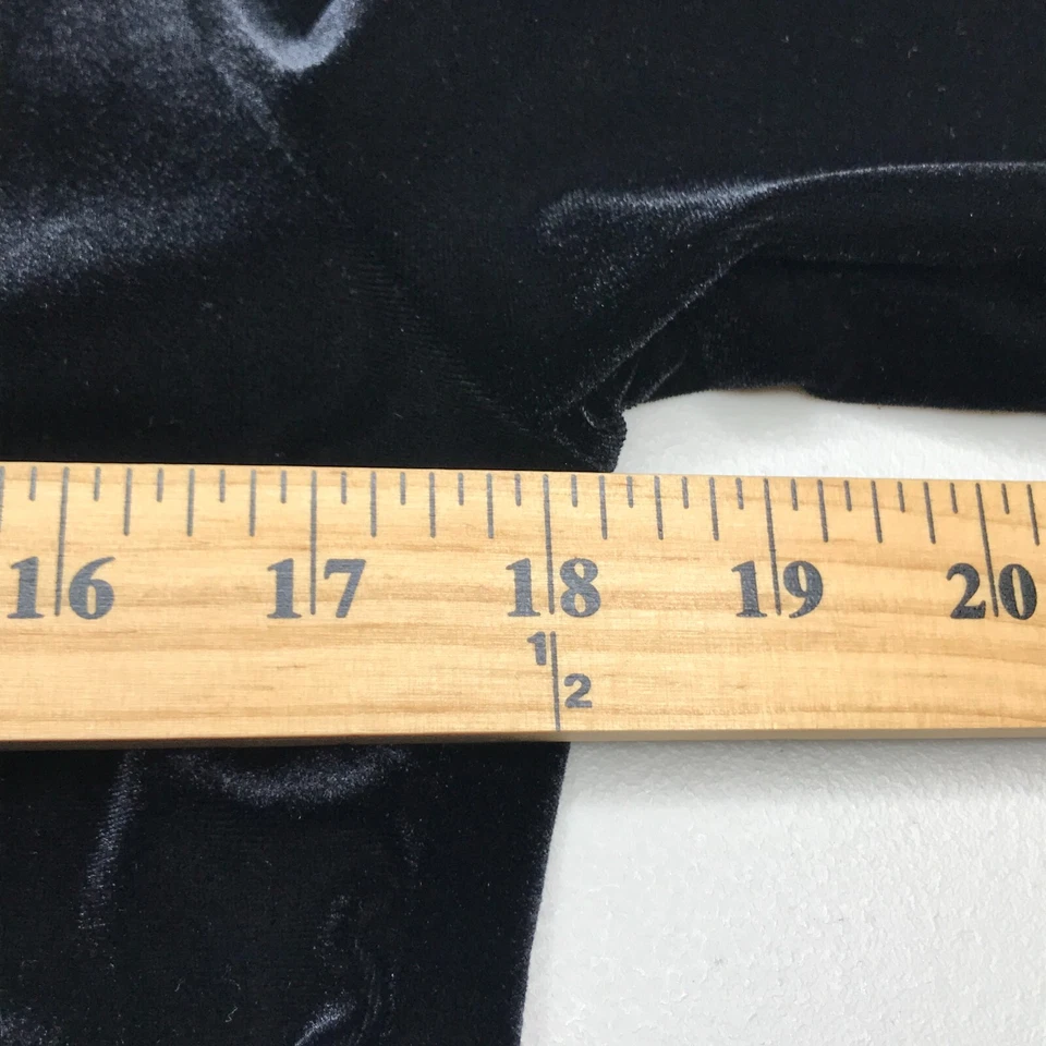 Vestido Maxi Formal Vintage Carole Little para Mujer 6 Negro Terciopelo Hong Kong Foto 4 de 4