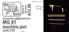 Mini World Models 1/72 GERMAN MG-81 MACHINE GUN