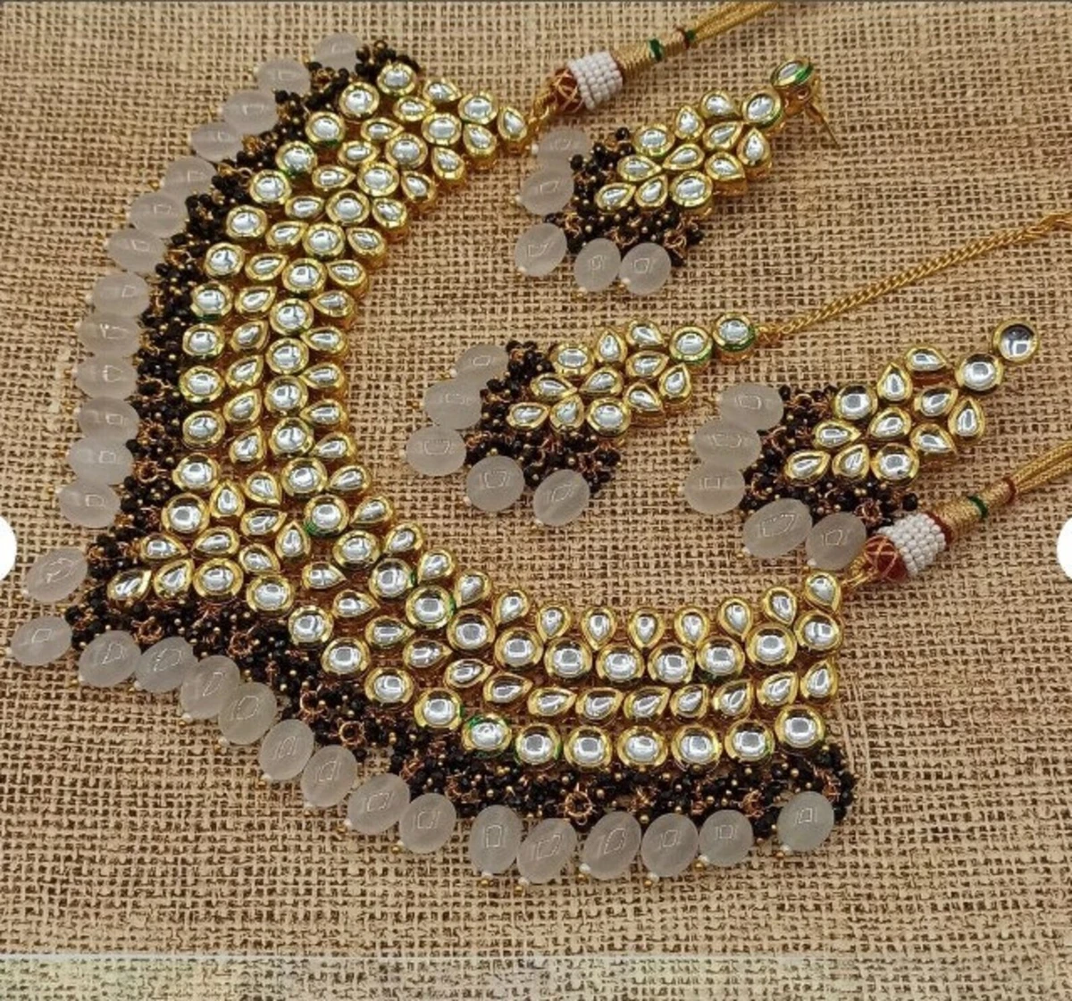 Beaded wedding jewelry top