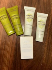 Crabtree & Evelyn Bath Shampoo Conditioner And Bar Soap- Travel Size- 5pcs