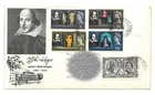 GB QEII 1964 Shakespeare 400th Birthday Festival First Day Cover FDC