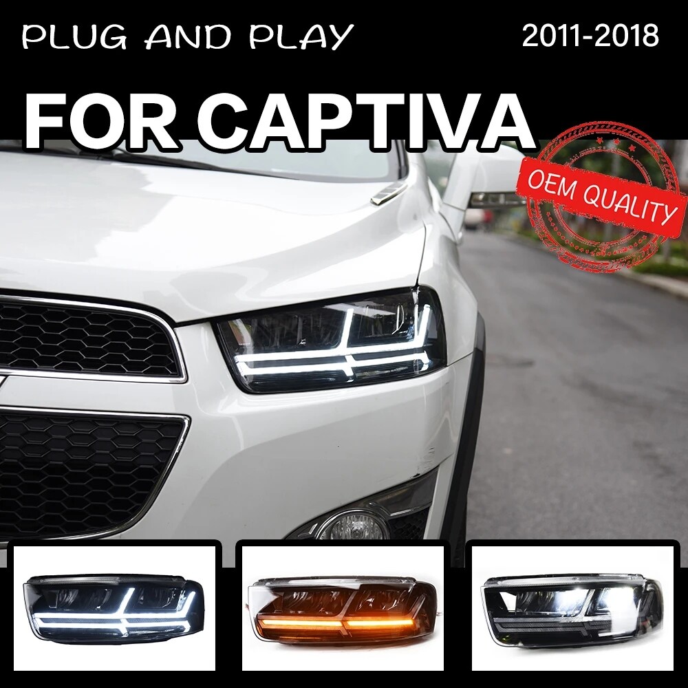 For 08-10 Vue & 12-14 Captiva Sport Headlight Headlamp Head