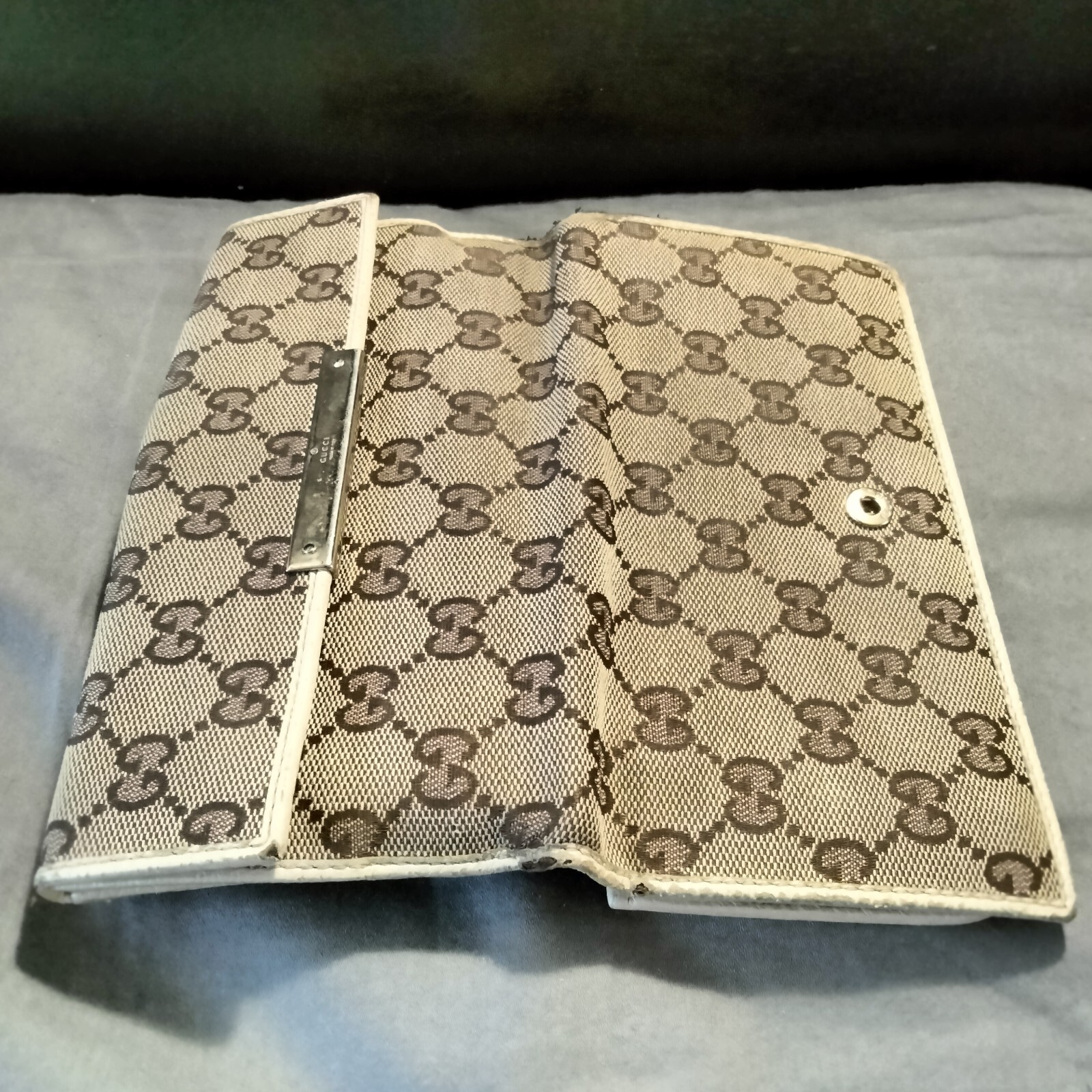 Authentic GUCCI GG Pattern Monogram Long Wallet B… - image 11