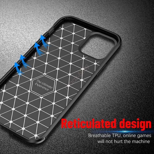 AU Carbon Fiber Slim Silicone Case Cover For iPhone 13Pro Max Mini Plus XR XS - Picture 9 of 23