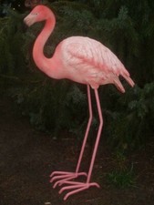 Flamingo Deko Figur Skulptur 52cm wetterfest naturgetreu Gartenfigur Hotant NEU