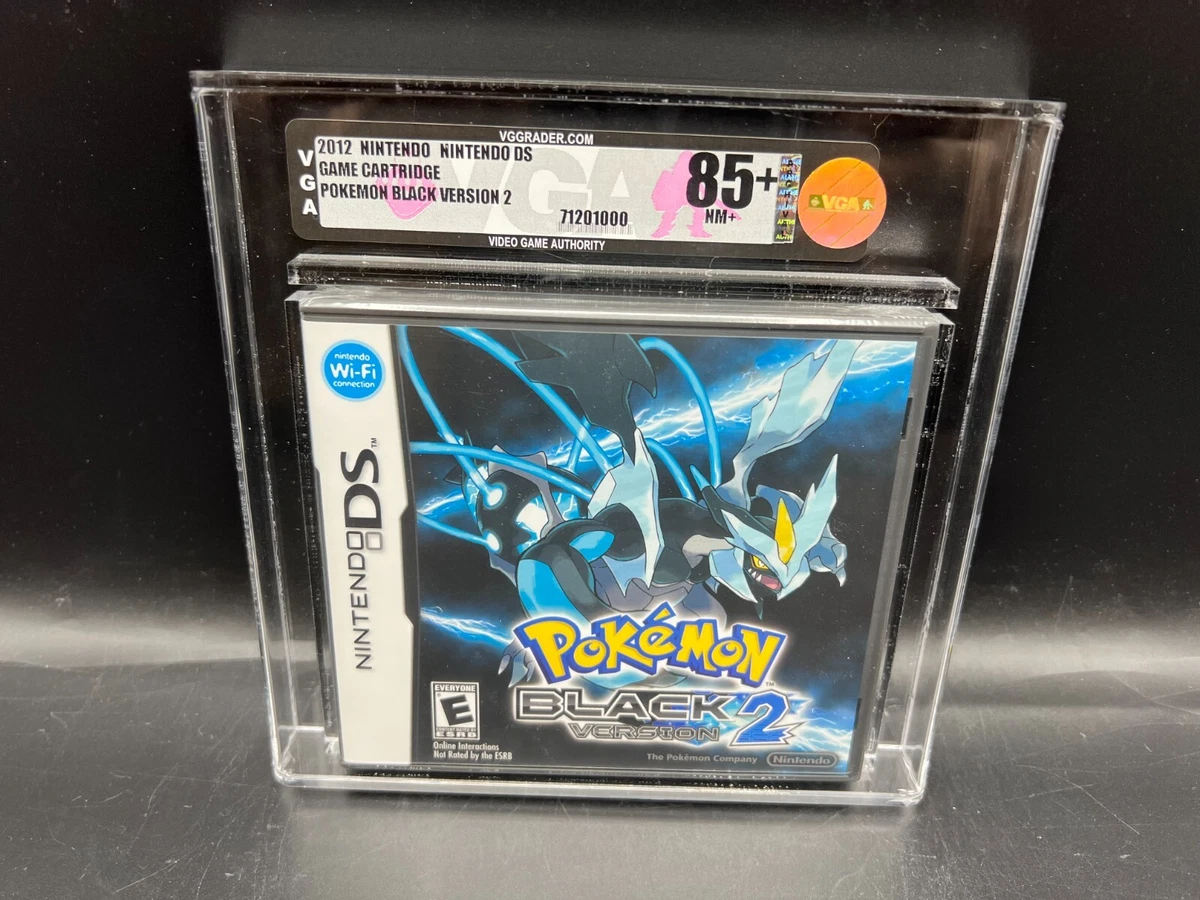Pokemon Black Version 2 Nintendo DS VGA 85+ FACTORY SEALED MINT WATA