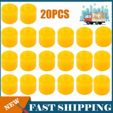 Piece of 20 Universal 10mm Orange Vehicle Rubber Shock Absorber Bushings Damper
