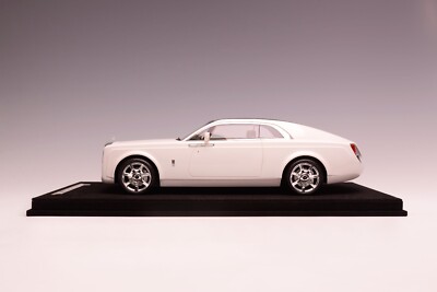 1/18 AB Models Rolls Royce Sweptail in White Suede Base limited 35