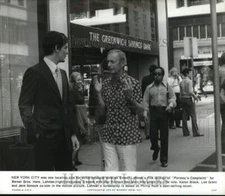 1972 Press Photo Ernest Lehman, Richard Benjamin Filming "Portnoy's Complaint"