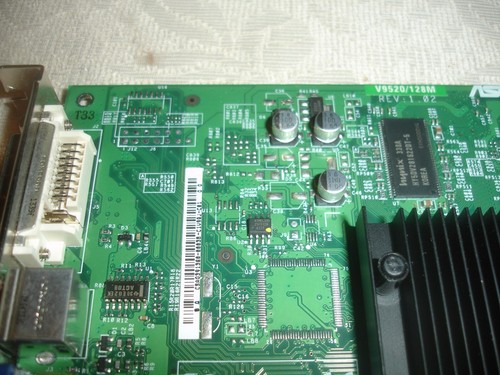 Vintage ASUS Video Graphics Card 5187-3703 V9520/128M DVI VGA 125MB - Picture 5 of 11