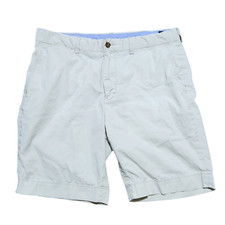 Polo Ralph Lauren Chino Shorts Men 34 Pima Cotton Beige Flat Front Preppy