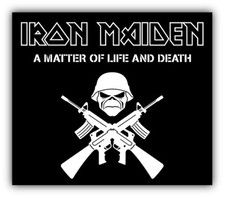 Iron Maiden Matter Of Life Car Bumper Sticker Decal - 3'', 5'' or 6''