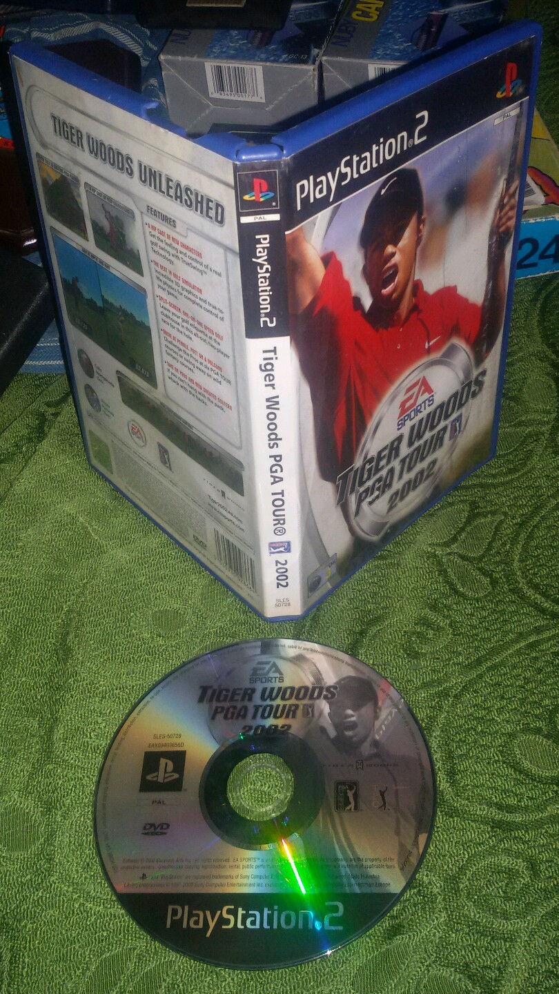 TIGER WOODS PGA TOUR 2002 - PS2 PLAYSTATION 2 RARE PAL PREMIÈRE ÉDITION