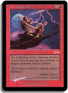 MTG foil Arc Lightning 4枚 MTG foil 弧状の稲妻/Arc Lightning 4