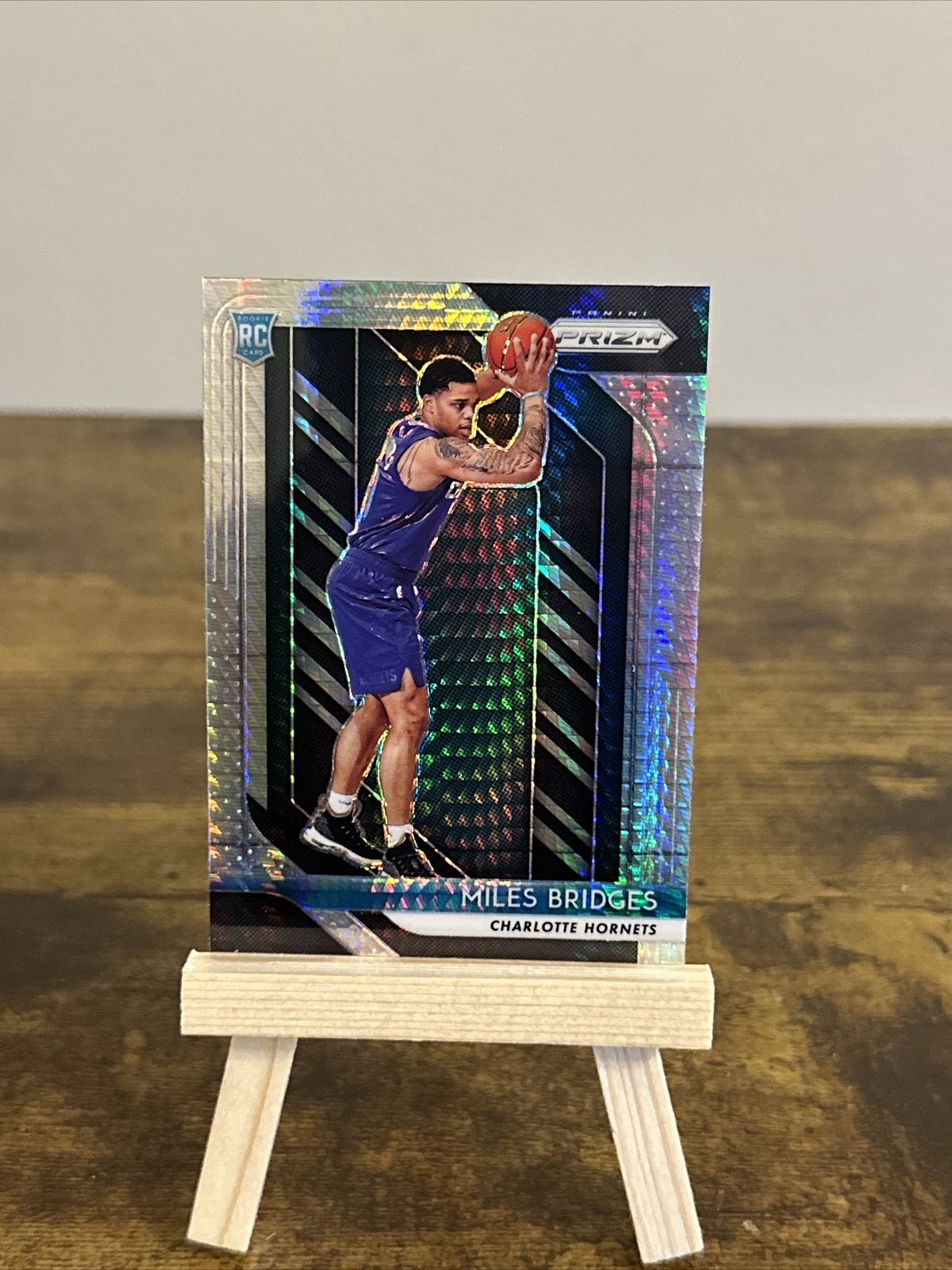 🔥2018-19 PRIZM BASKETBALL #278 MILES BRIDGES SILVER HYPER ROOKIE CARD🔥
