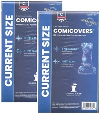 Comic Care Resealable Current Comic Bags Polypropylene 200 Count