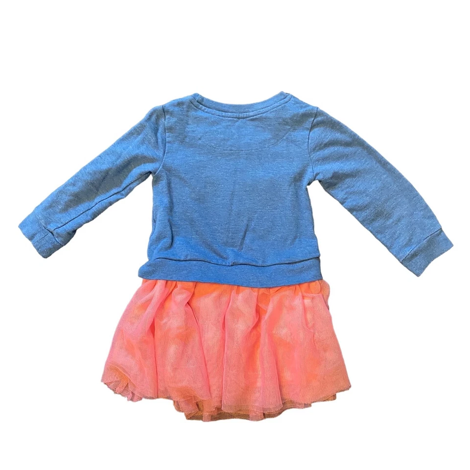 Vestido Peppa Pig Niñas 2T Mejor Amigo Manga Larga Jersey Toole Rosa Tutú Falda Foto 2 de 4